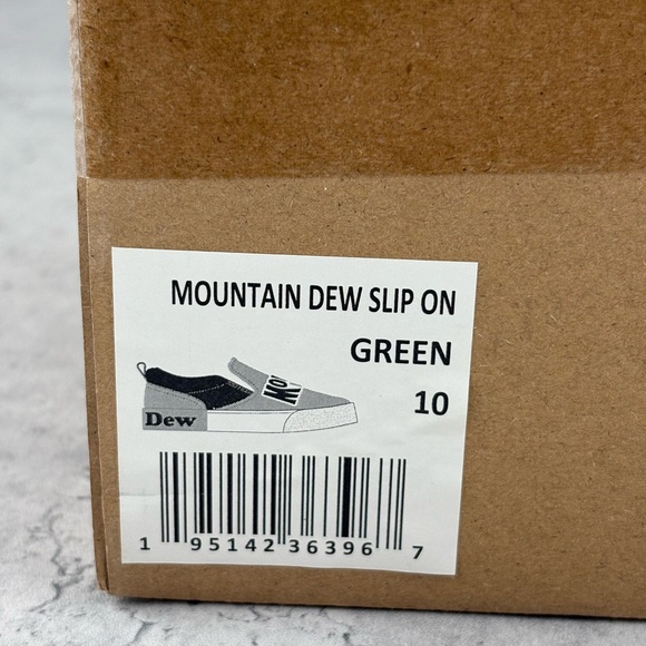 Mountain Dew Slip On Men’s Sneakers Size 10 Slip On Shoes Great Christmas Gift - Picture 5 of 5